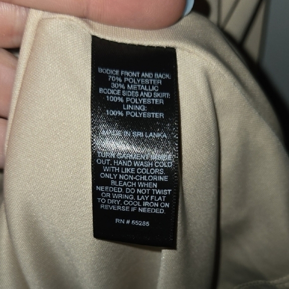 Express Metallic Blush Mini Dress Sweatheart Cocktail Party Wedding Attire Flowy - Picture 6 of 6